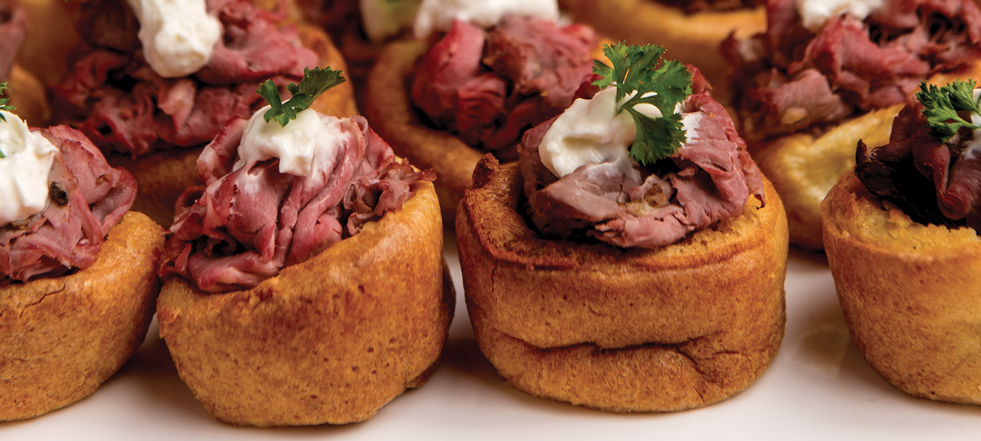 Appetizer- Mini Yorkshire Puddings