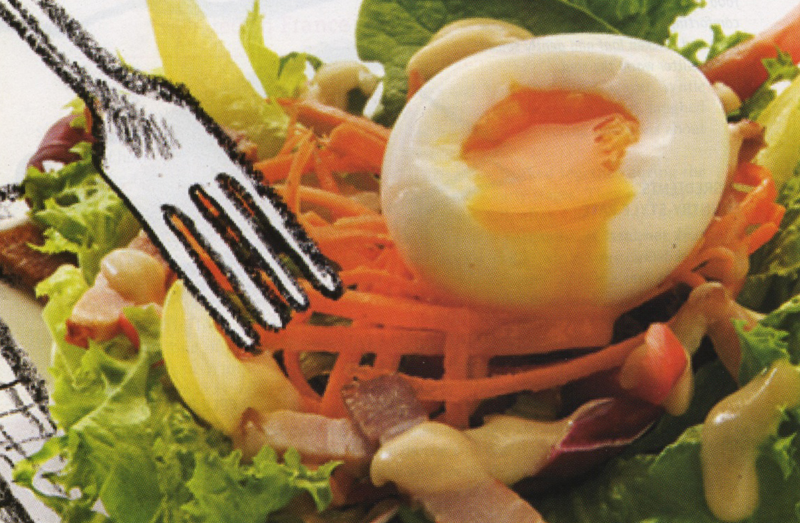 Salad au Lardon et Oeuf