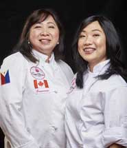 Chefs Genevieve and Nikki Melegrito