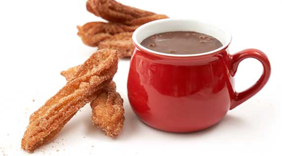 Spicy Mexican Hot Chocolate and Churros