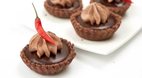 Tom Yum Chocolate Tarts