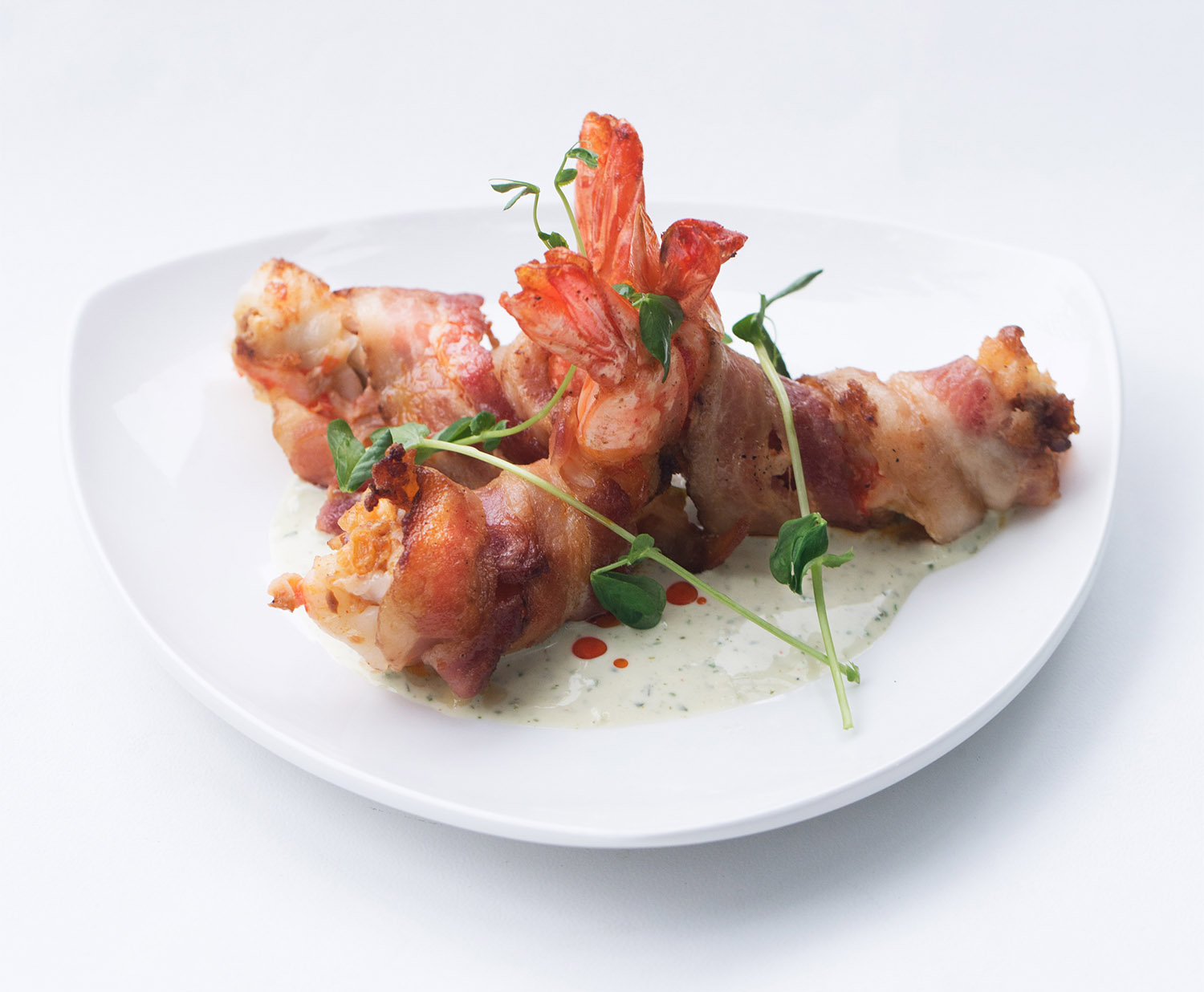 Bacon-Wrapped Jumbo Prawns