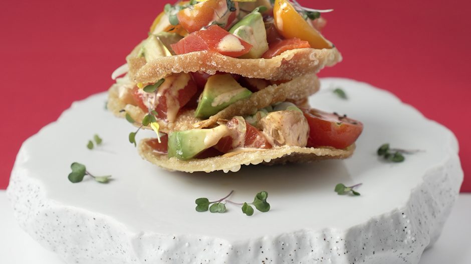 Gaijin Tuna & Salmon Tostada