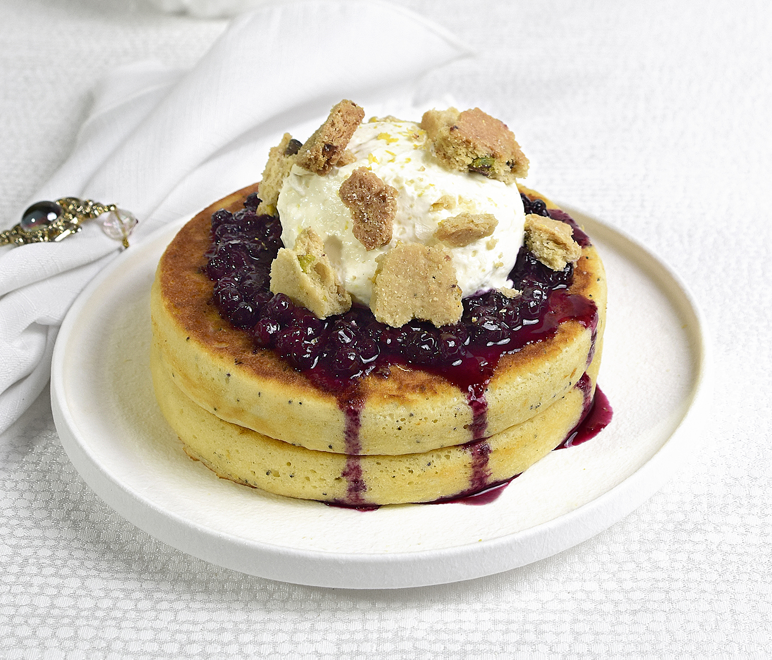 Lemon Poppy Seed Pancakes Recipe